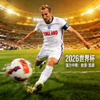 英格兰队长哈里·凯恩 2026世界杯强力中锋